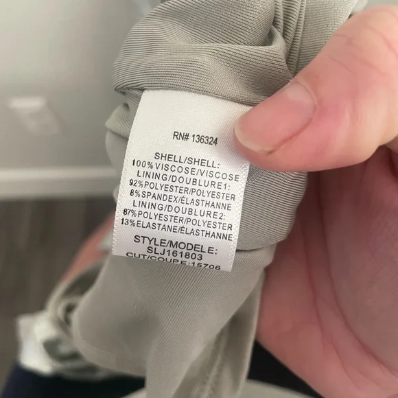 NWT Halston Heritage Strapless Metallic Silver Formal Ball Gown Dress Size 8 - Picture 13 of 15